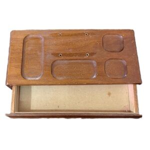 Vintage Wooden Jewelry Organizer Box